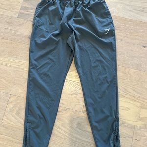 Gymshark Gray Joggers with Elastic Waistband and Tapered Fit